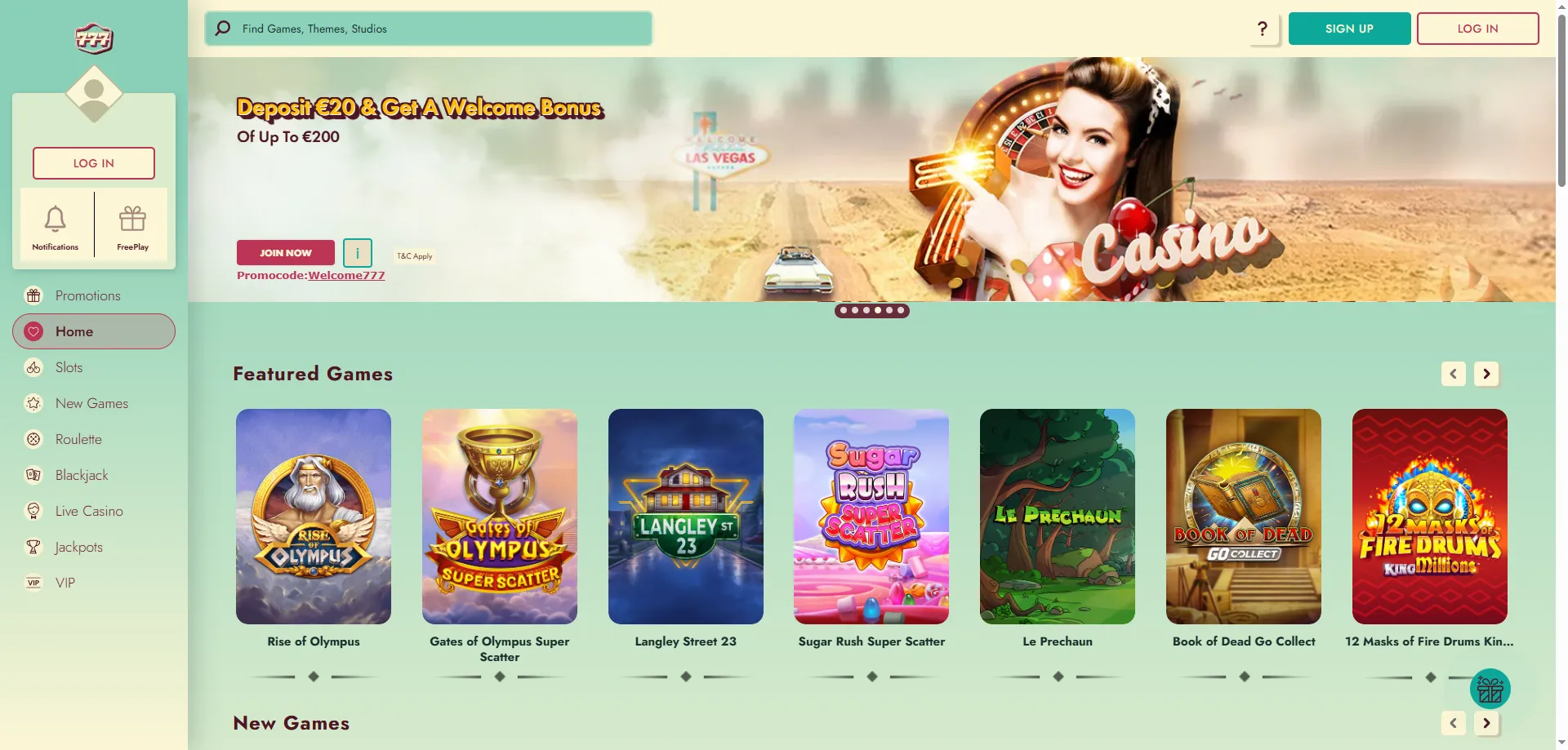 777 Casino overview — licensed online casino by 888 Holdings